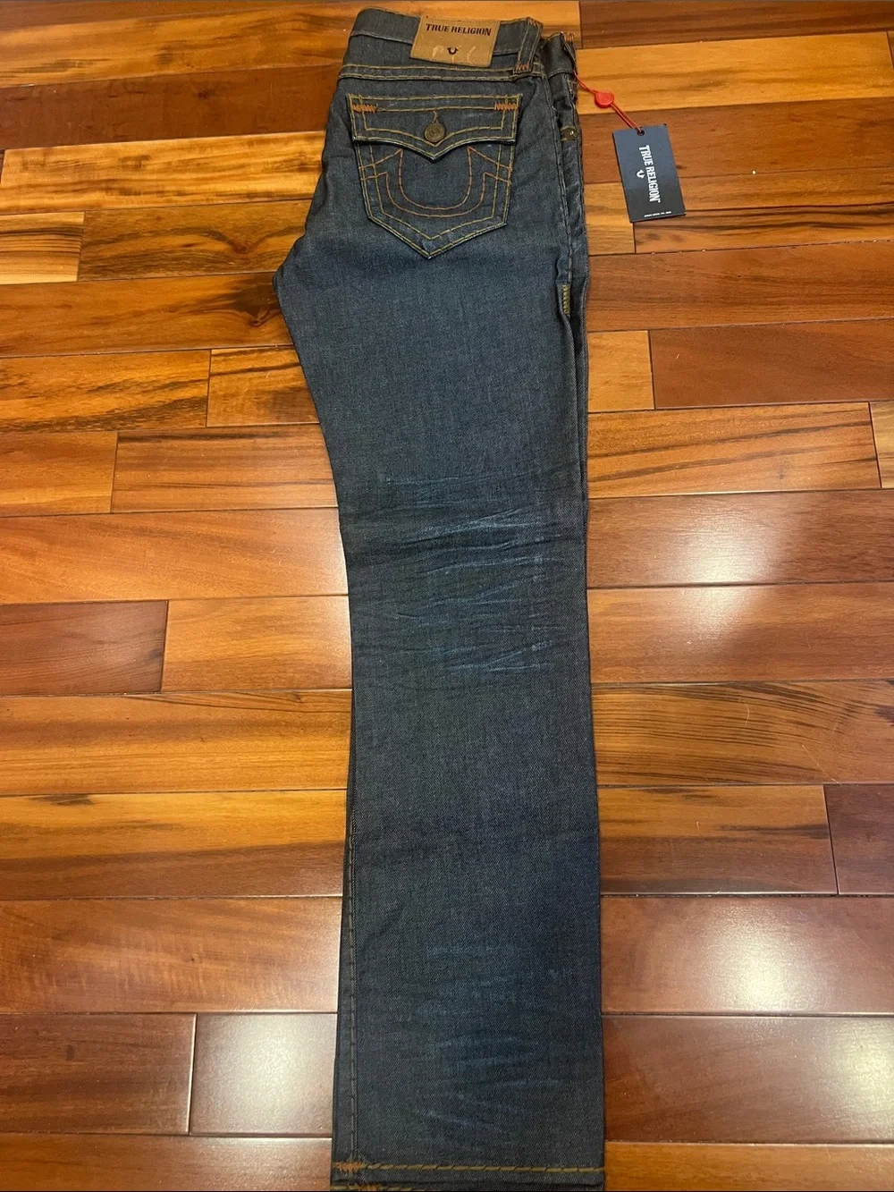 True Religion Men's Rickey Indigo Slim Straight Jeans 36/34